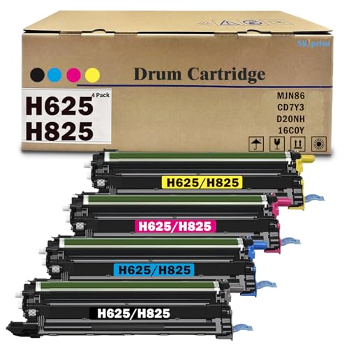 Tambour H625 résout les traces d'impression sur Dell H825cdw S2825cdn MJN86