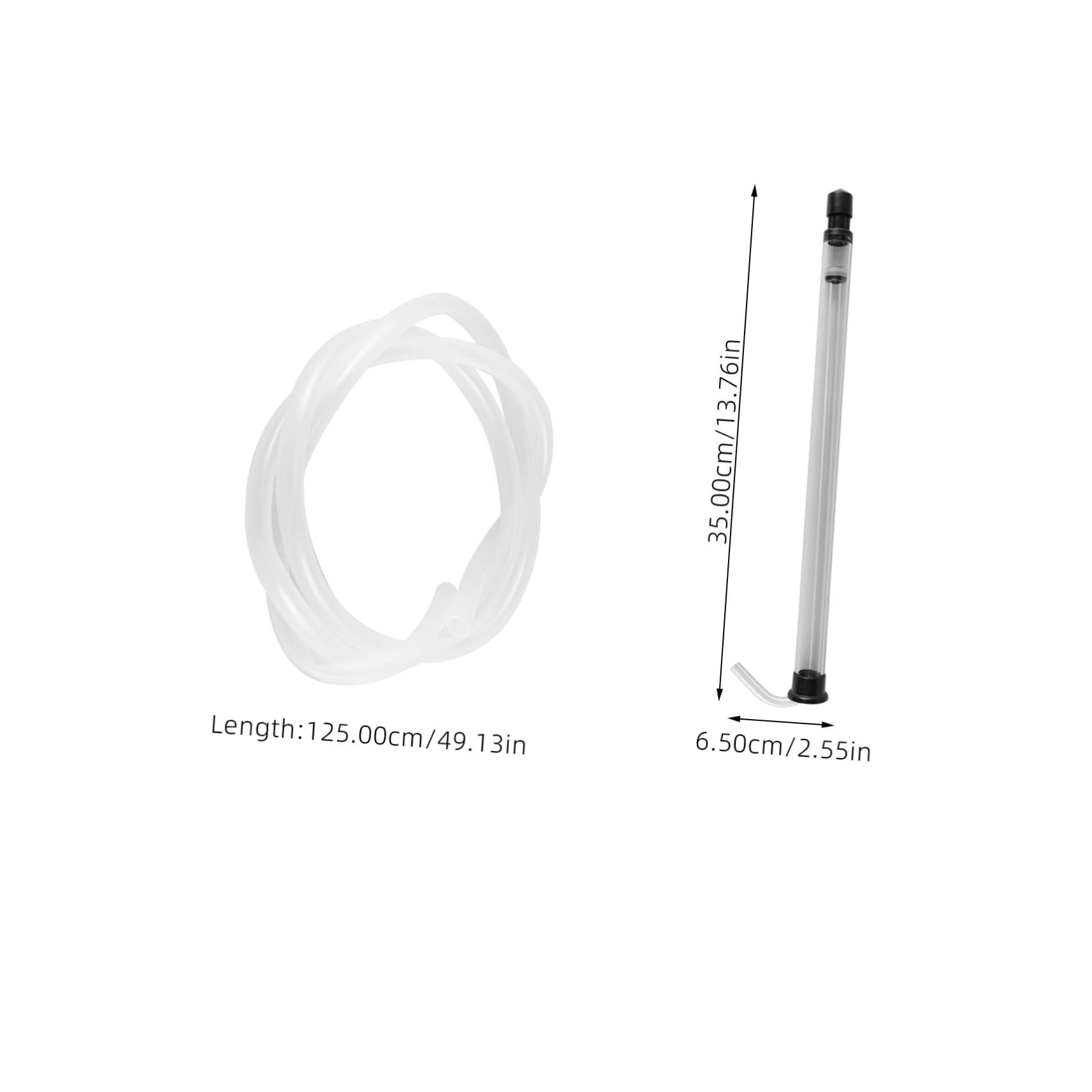 FUNOMOCYA 1set Automatic Siphon Tube for Liquid Transfer Syphon Hose for Home Brew Wine Making Lightweight and Compact Design for Easy Use and Storage