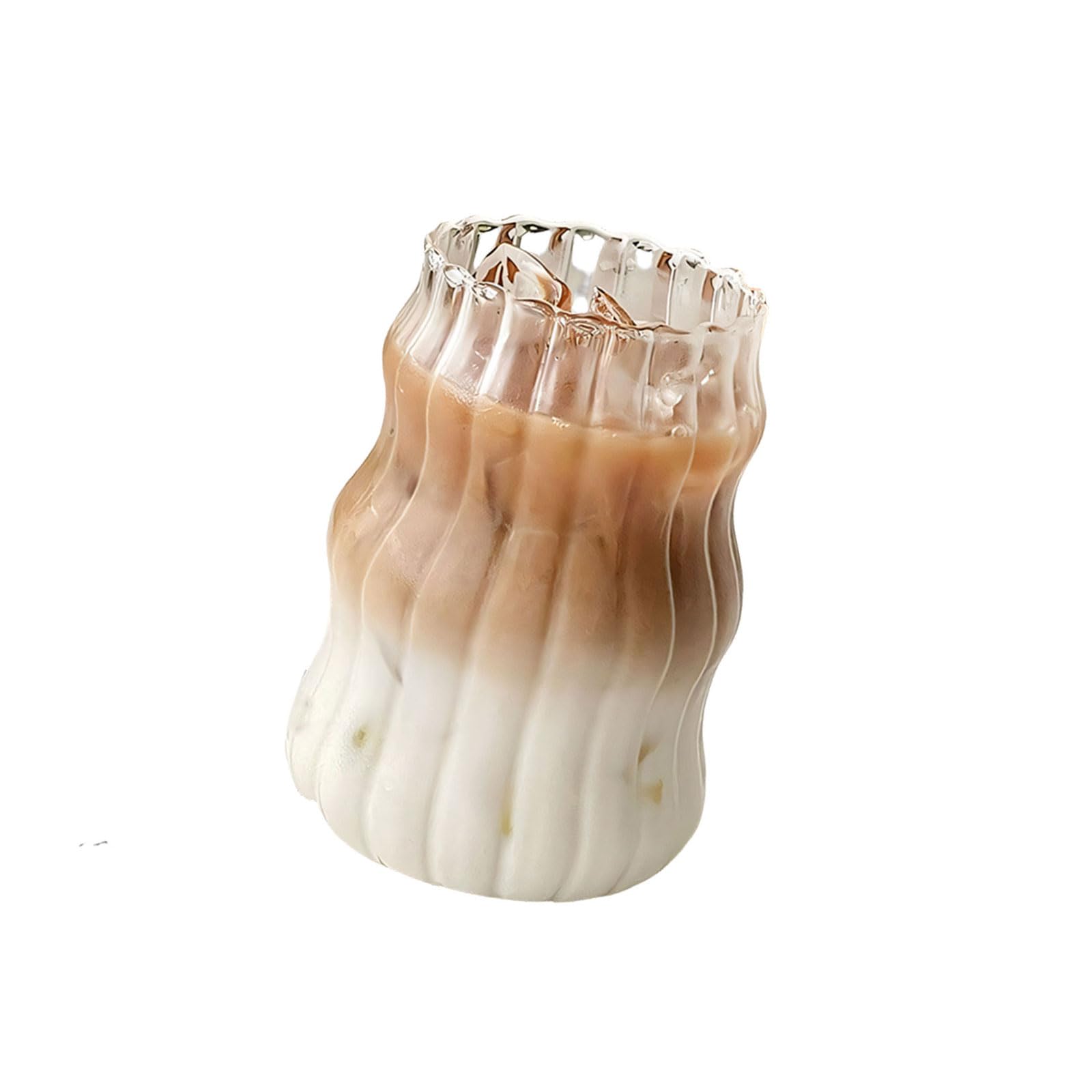 LUCKGONI High Borosilicate Glass Coffee Cup With Large Capacity For Iced Coffee Hot And Cold Drinks Beverage Sodas Milk