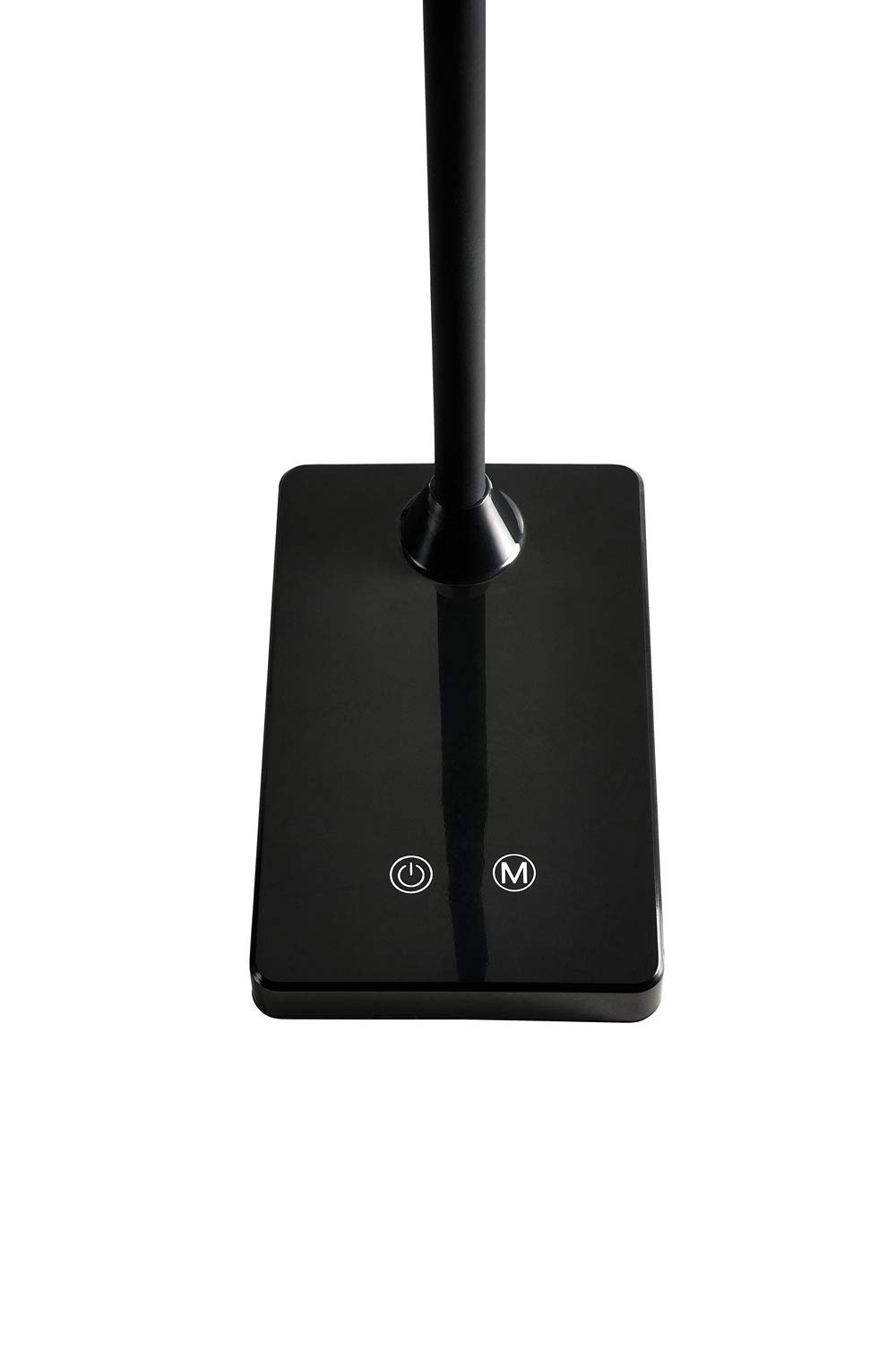Alco-Albert - Lampe de bureau LED, noire, 16 x 10 x 43 cm