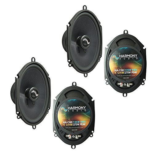 Compatible with Ford Taurus/Taurus X 2008-2009 Factory Premium Speaker Replacement Upgrade Harmony (2) C68 Package