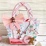 KSCRAFT 3D Tote Bag Metal Cutting Dies Stencils for DIY Scrapbooking Decorative Embossing DIY Paper Card