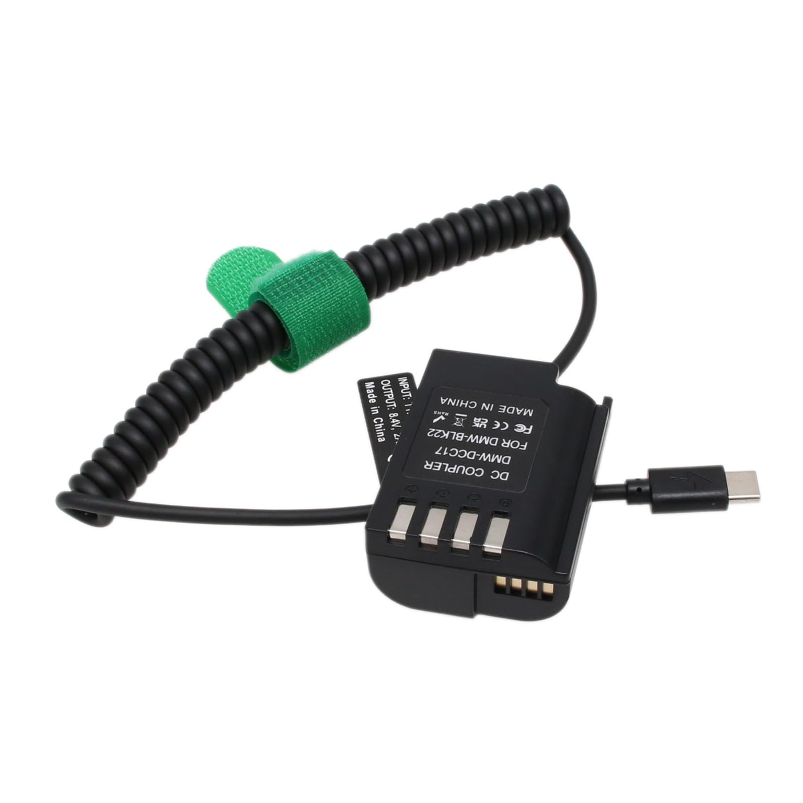 HangTon PD USB C Power para Panasonic Lumix GH6, G9, G9M2, S5 II, S5 IIX, GH5 II, GH5S cámara réflex 9 V/12 V tipo C es DMW-BLK22 DCC17 Dummy Battery