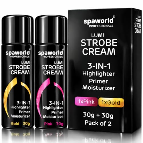 Strobe Cream For Face Pink & Gold (30+30g) | Superb Radiant Combo...