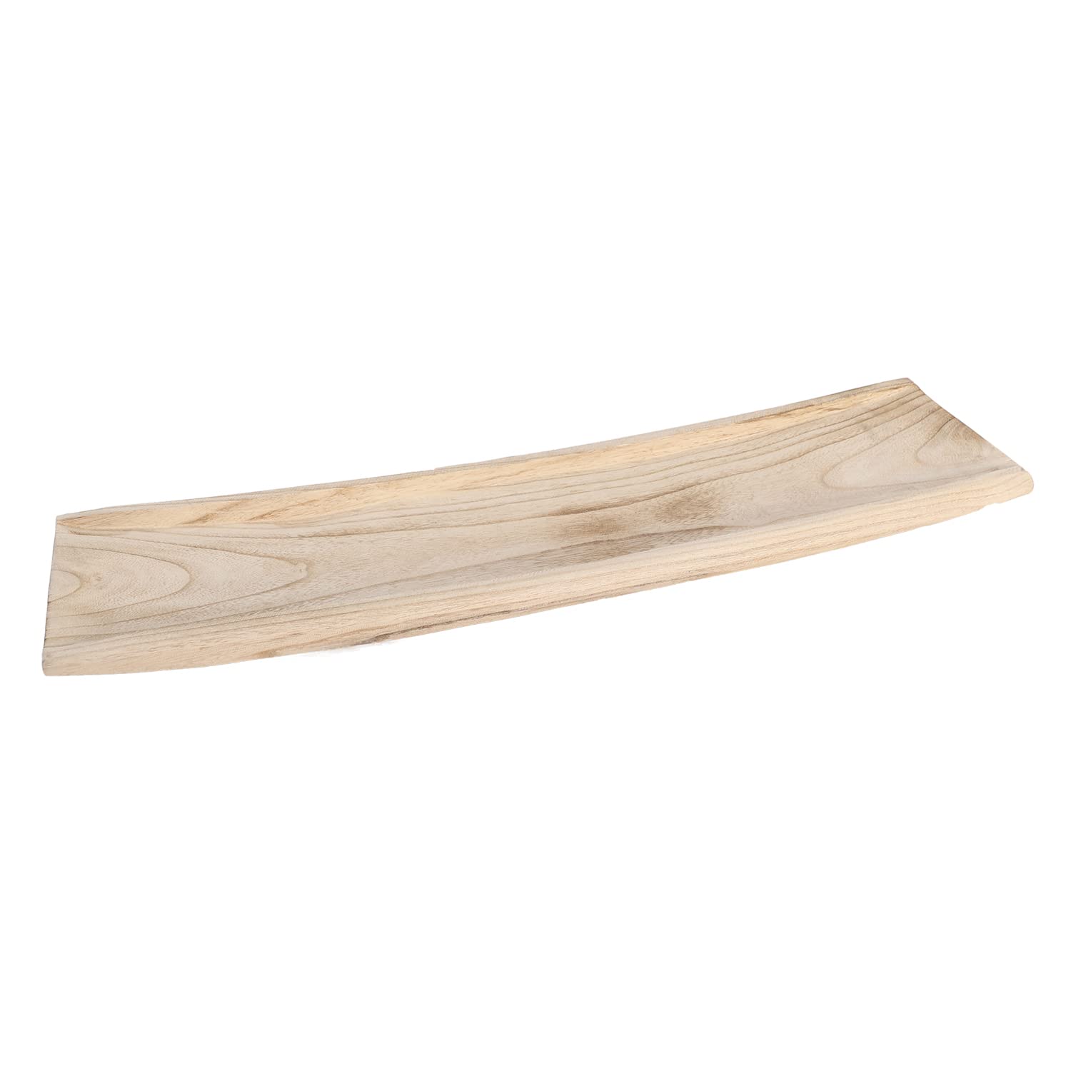 TORMAYS HOME 31.5In Long Wooden Dough Bowl for Decor,Natural Wood Long Dough Bowls Large Wood Dough Bowl Hand Carved Wood Bowl for Table Centerpiece