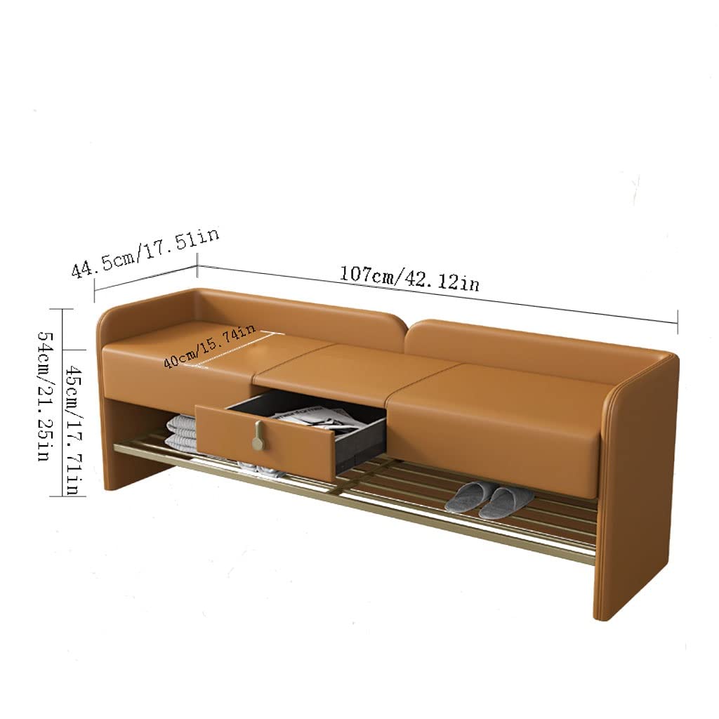 eexbz Foot Stool for Bed Change Shoe Stool Home Door wear Shoe Stool Entrance Door Put Shoe Stool Bedroom Bed end Stool Long Stool Bed Step Stools for High Beds