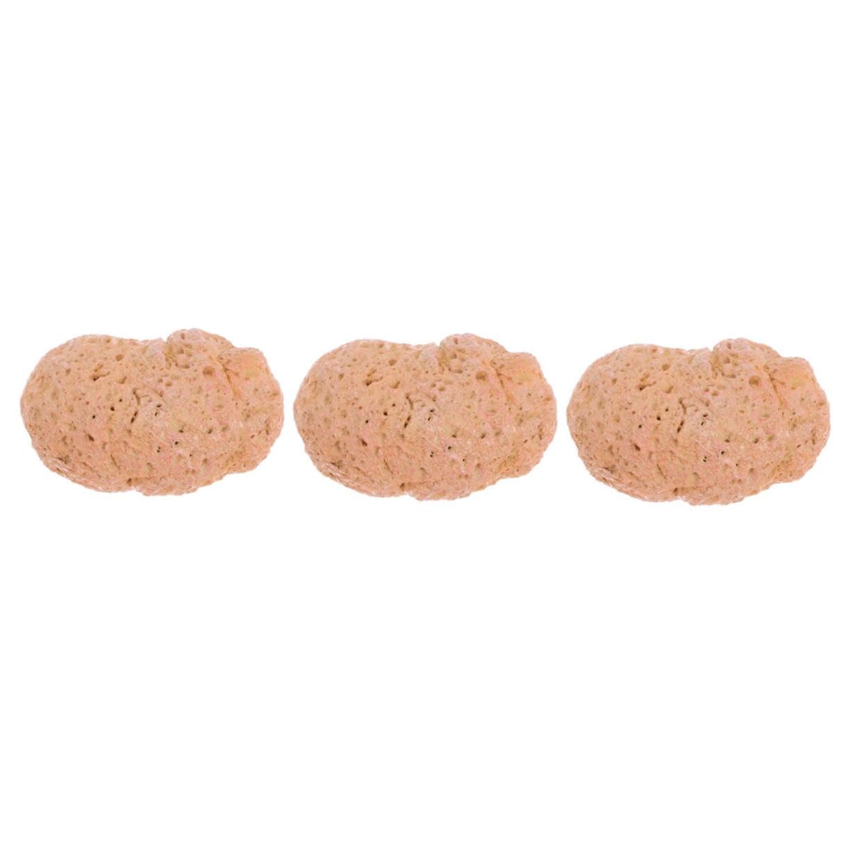 VANZACK Lot De 3 Boîtes De Rangement En Pierre Synthétique Pour Clés De Rechange En Résine Jaune