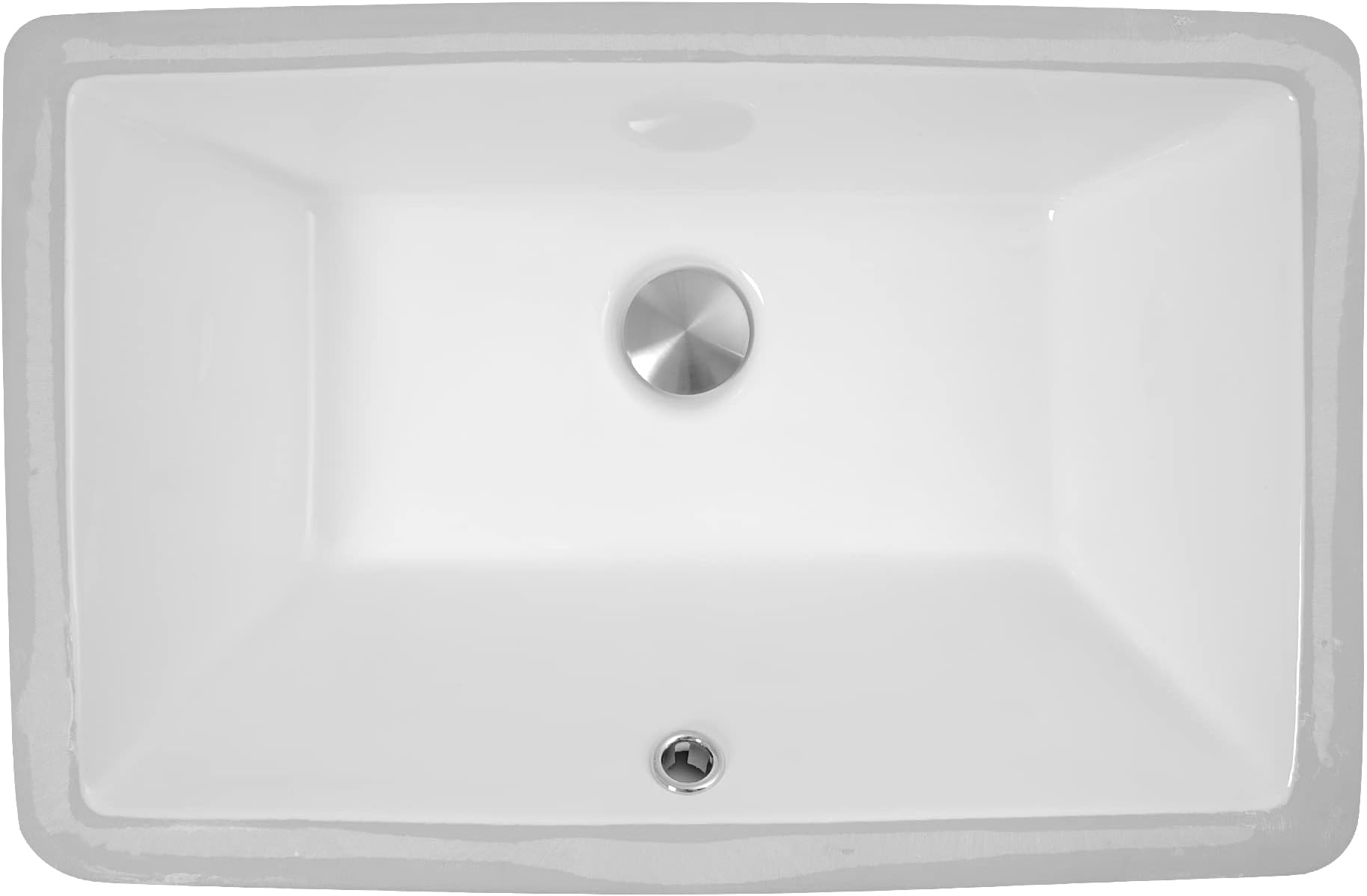 Nantucket Sinks UM-19x11-W 19-Inch by 11-Inch Rectangle Ceramic ...