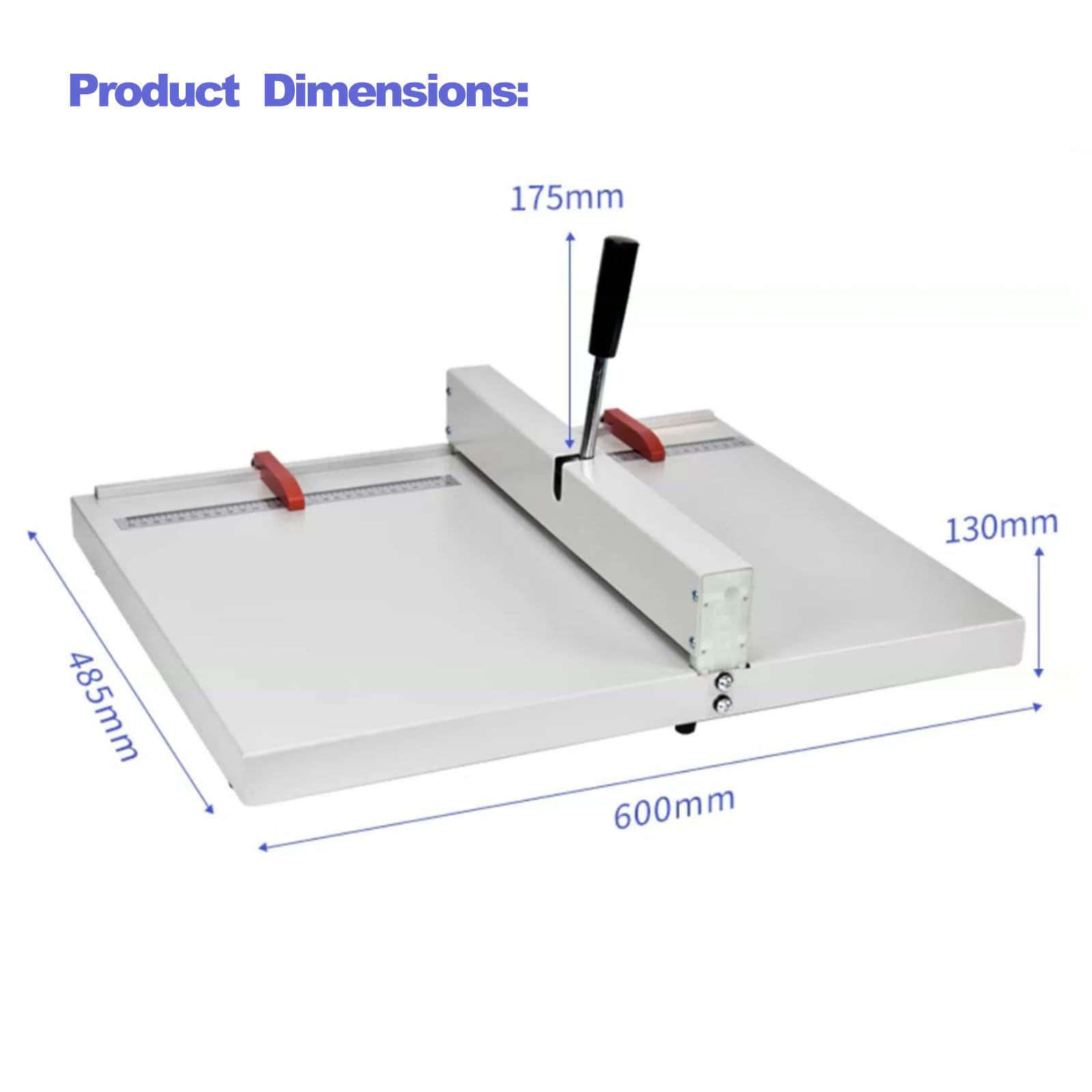 Gepunktete Linienordner, Papierfaltenmaschine mit Positionierungslineal und Griff, 0,8 mm Tiefe, 460 mm Breite, für Büro und Druckerei