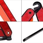 Warning Triangle Reflective Safety Emergency Triangle Foldable Road Warning Triangle EU Roadside Hazard Alert Signs with Storage Box for Car Emergencies Accessories - Image 3
