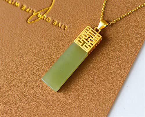 Pendentif Double Bonheur en jade de Hetian pour sublimer vos tenues au quotidien