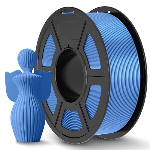 JAYO PLA+ Filament 1.75mm Blue Grey 1.1KG PLA Plus 3D Printer Filament Durable Strength Accuracy +/- 0.02mm 1.1KG Spool (2.2 LBS) Fits for Most FDM 3D Printers
