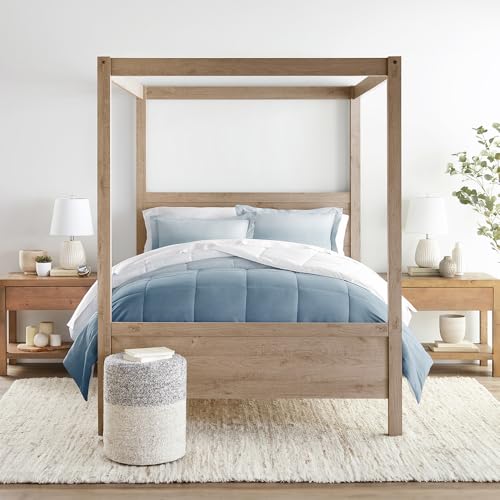 LINENS & HUTCH Comforter Set Patterned Microfiber All Season Down-Alternative