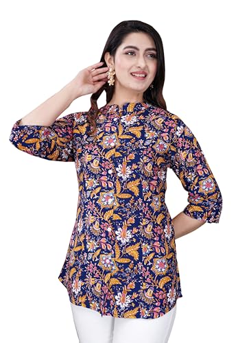 Image of FebQ Printed Shirt Style Top for Women