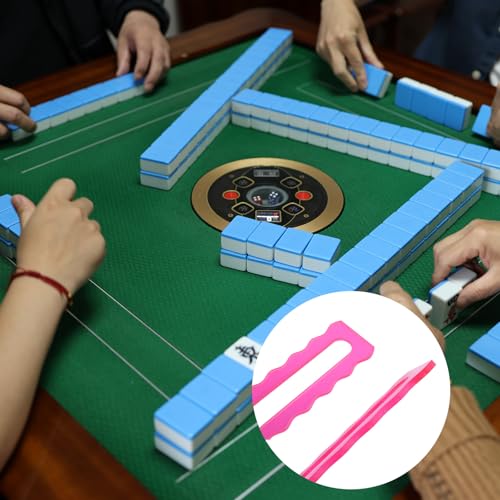 Indicadores de línea para cartas Mahjong acrílicos 4 piezas miniatura 6