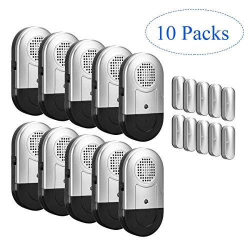 Door Window Alarm 10 PCS Home Security Magnetic Sensor 120DB Alert for Home