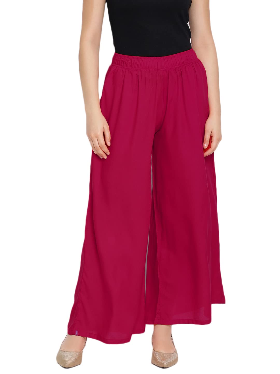 Women's Regular Fit Mid Rise Pants