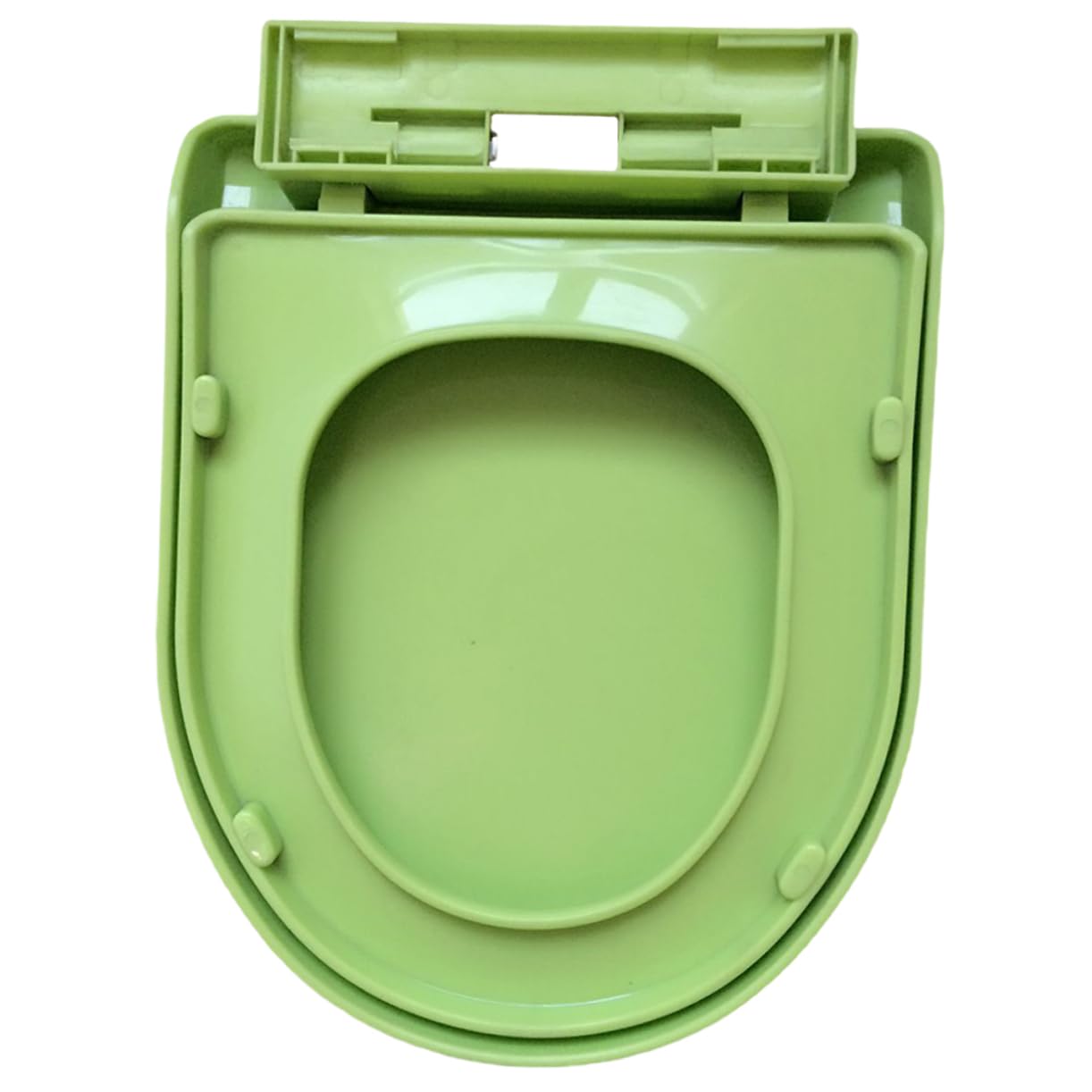 Amosfun Sedile Wc per Bambini per L'addestramento al Vasino, Coprisedile Antiscivolo in Pp Spesso e Resistente, Colore Verde Chiaro, per Potty Training e Viaggi