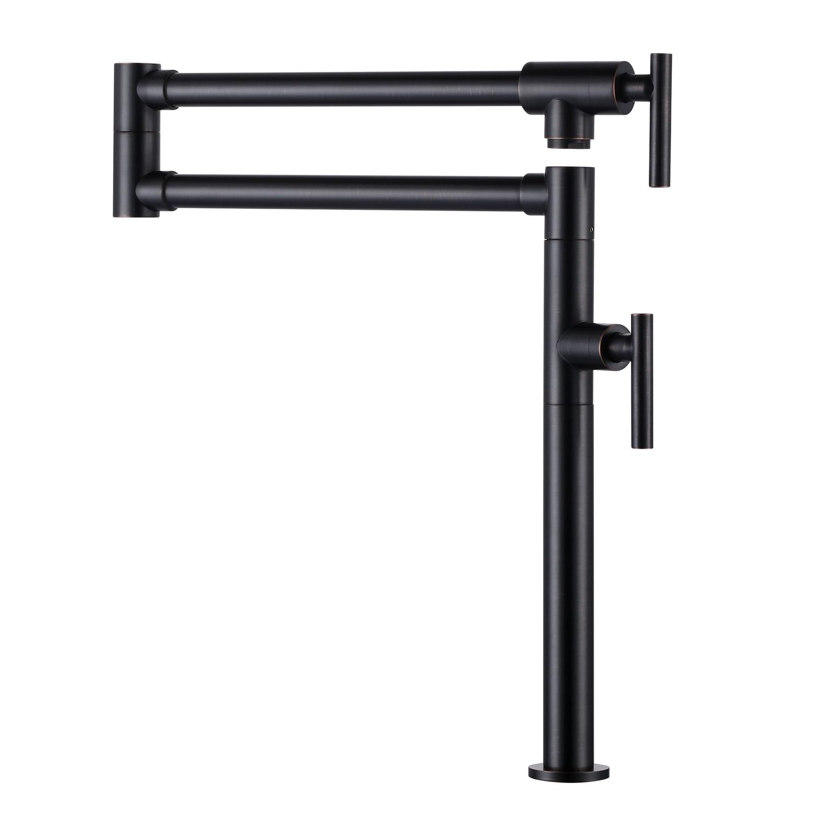 ALEASHA Deck Mount Pot Filler Faucet for Kitchen Sink, Oil Rubbed Bronze