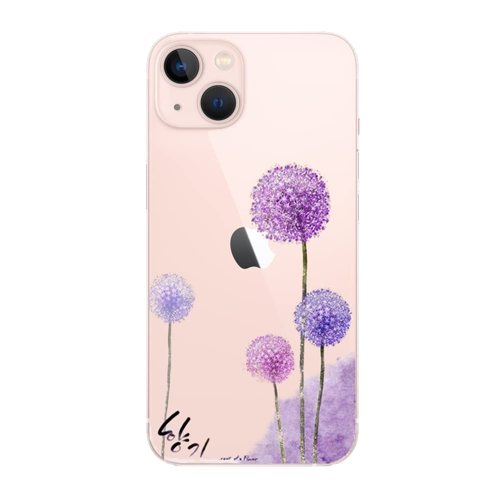 per iPhone 11 Custodia in silicone, CrazyLemon Custodia in gel di silicone TPU trasparente morbida Custodia protettiva in pelle ultra leggera Bumper antiurto per iPhone 11 - Dente di leone