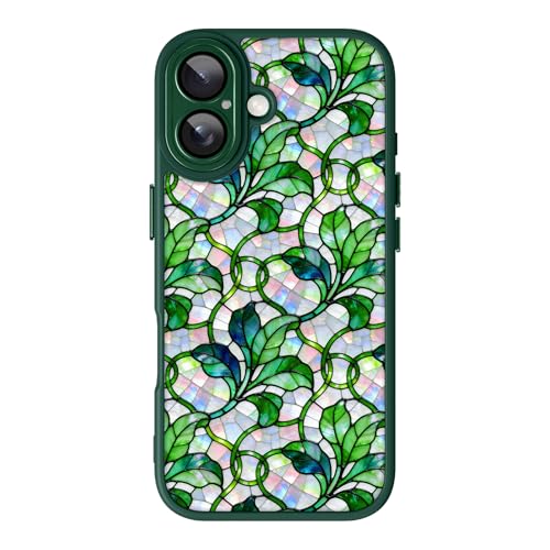 Coque iPhone 17 motif lierre vert SOKAD magnétique et antichoc pour femme