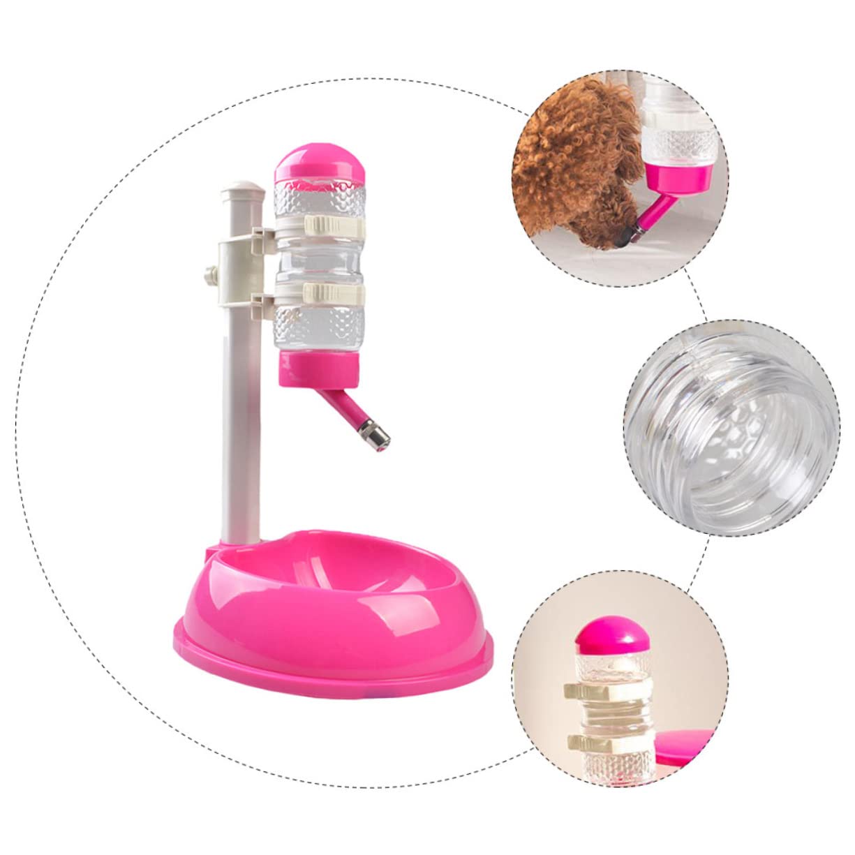 Bebedero Automático Dispensador Agua Mascotas Comedero Perro Diseño Limpio Antideslizante