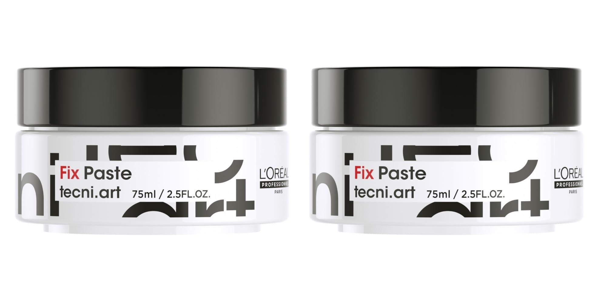 L'Oréal Professionnel Homme Fix Paste Lot de 2 tubes de 75 ml