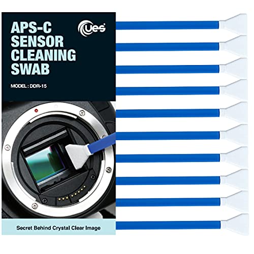 Ues 15 Aps-C Sensor Cleaning Swabs For Reflex And Mirrorless Digital Camera Compatible With Sony, Nikon, Canon Ccd Cmos Sensors Clean cover