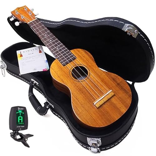 Famous フェイマス FS-5G ハードケース Famousチューナー セット 国産ソプラノウクレレ (安心の日本製)(華やかな音色)(u)