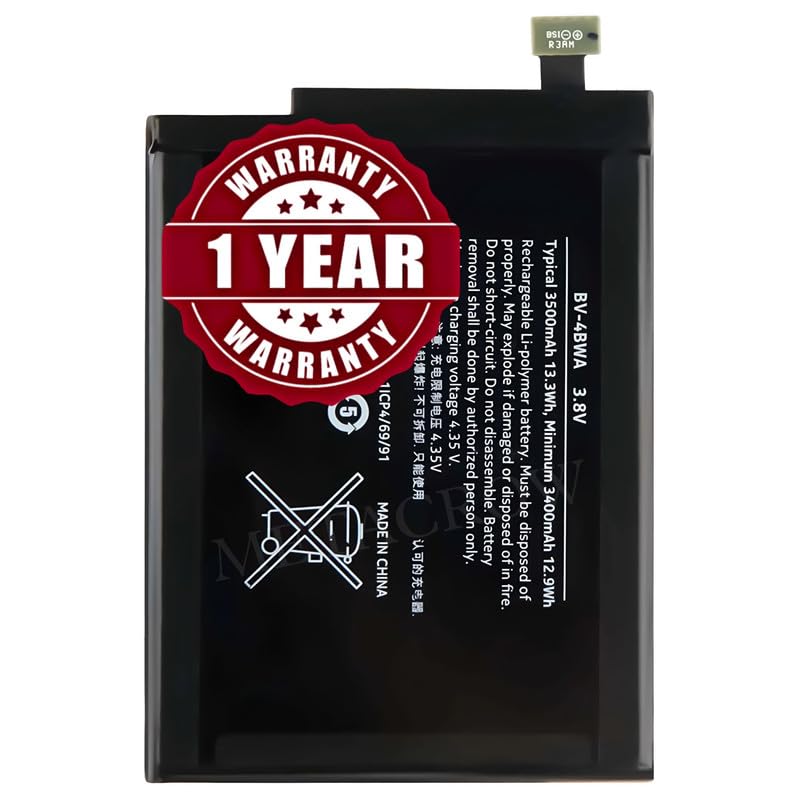 Image of Original BV-4BWA Battery Compatible for Nokia Lumia 1320 (RM-994, RM-995, RM-996) - (3500mAh) - 1 Year Warranty JK1