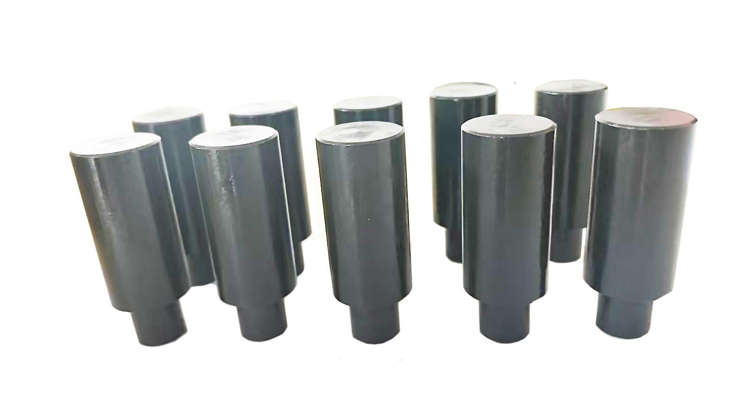 WTK0003 Nitrided10 Pack Steel Stop, 2 inch Height,5/8 Bottom Diameter, 1" Top Diameter Locator Pin Set, for 5/8”(16mm) Hole Welding Tables