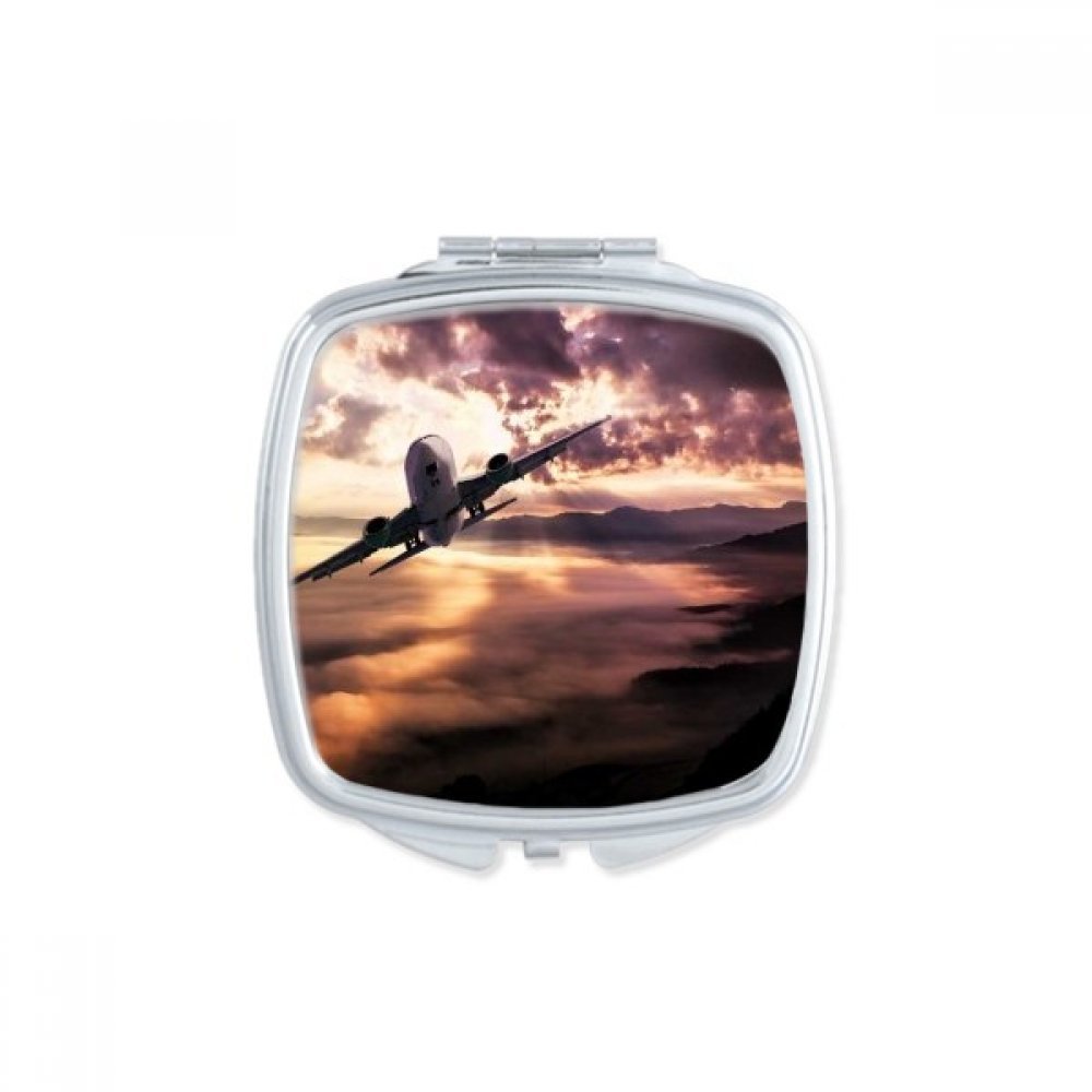 Miroir compact nuages colorés idée cadeau mignon pour femme