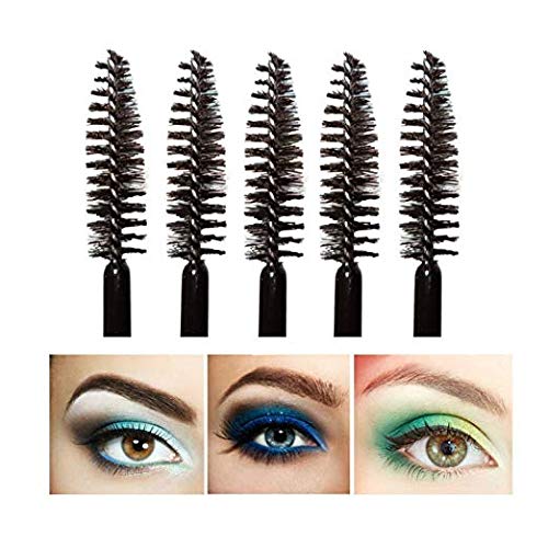 Image of G2PLUS 300PCS Eyelash Brush, Disposable Eyelash Mascara Brushes Wands Applicator Tools Makeup Brush Kits, Eyelash Spoolies Eyelashes Brush for Eyelash Extensions and Eyebrow Brush (Black)