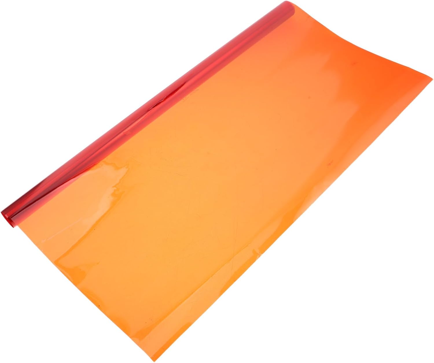 Photographic Light Film Gel Filter 50cmx100cm Orange for LED Light Correction and Office Glare Softening, Video Lighting Diffuser Sheet for Photo Studio and Video Recording