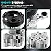Farrme 04892093AA Power Steering Pump with Pulley Fit for Chrysler 300 for Dodge Challenger Charger Magnum Automotive Replacement Power Steering Pumps 4782523AC, 4782523AD 21-5439 Power Assist Pump