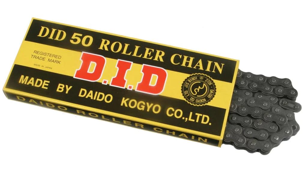 DID Chaîne 530 DID, 110 maillons (standard) ouverte avec fermoir à clip