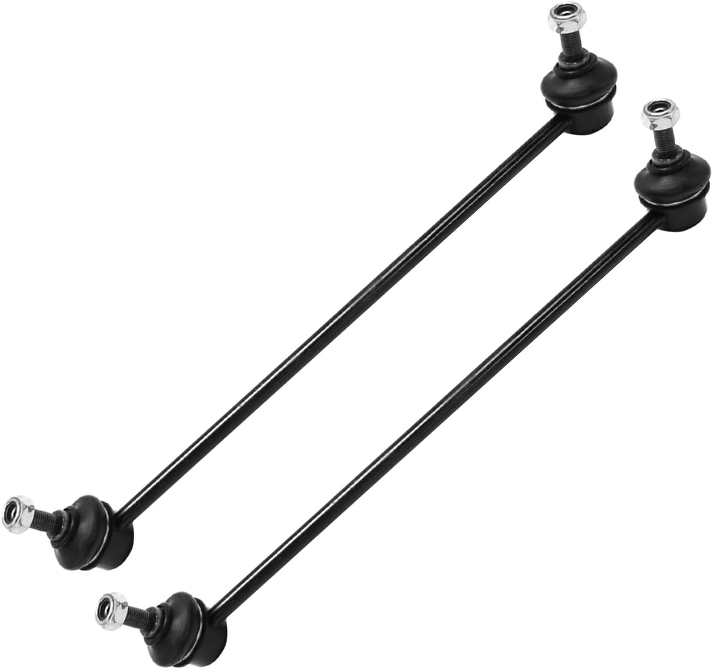 Detroit Axle - 6pc Front Suspension Kit for 2009-2014 Honda Fit [Gas], 2 Sway Bars 4 Inner Outer Tie Rod End Links 2010 2011 2012 2013 Replacement