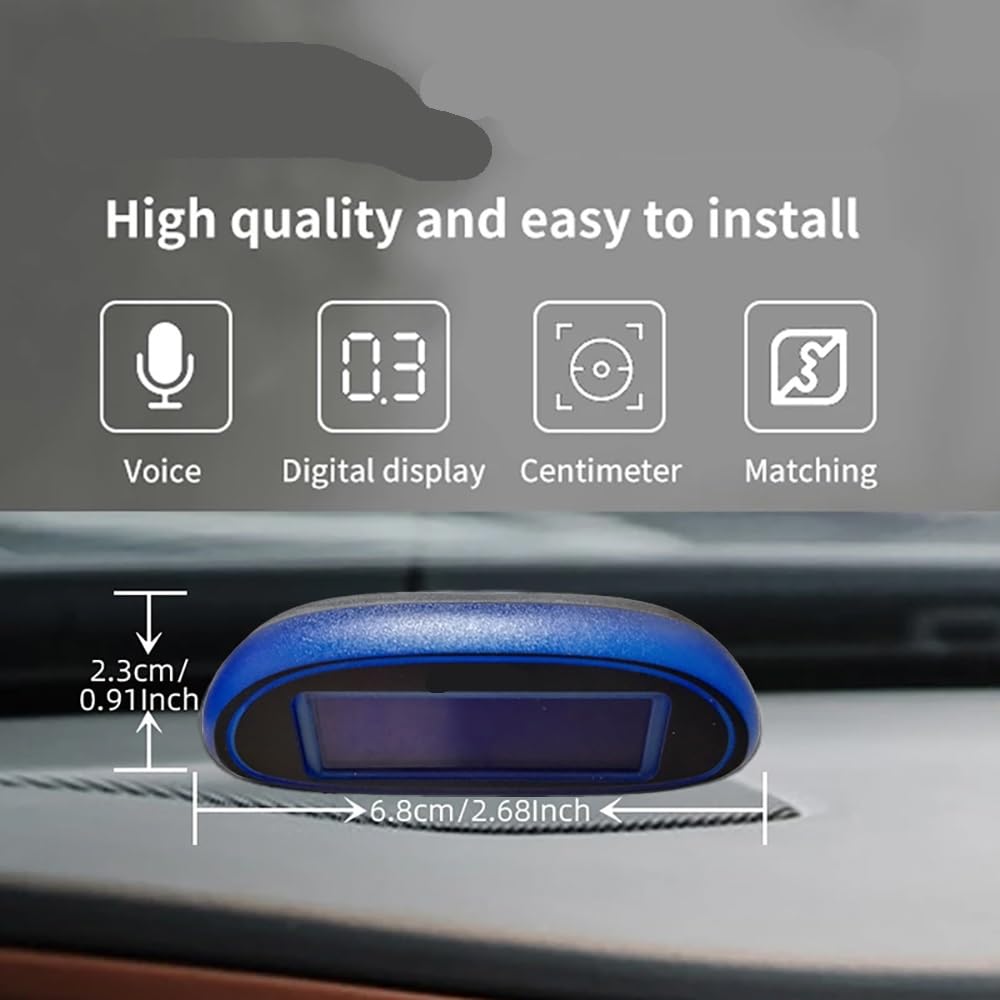 Kit sensori parcheggio Monitor radar di parcheggio per auto con 4 | Monitor radar di parcheggio per auto con 4 sensori di backup di rilevamento retromarcia Parktronic automatico Display