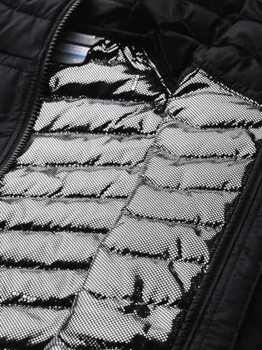 Columbia 192660305332 Steppjacke Mit Kapuze, Schwarz, S