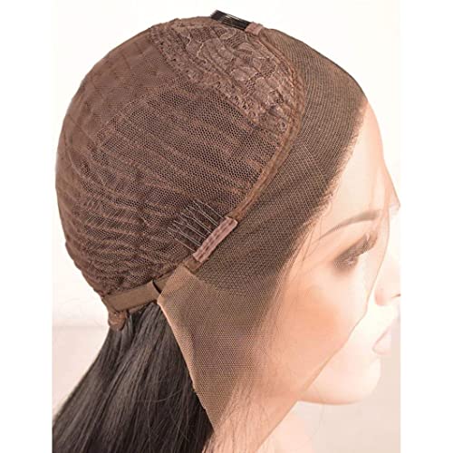 Peluca larga ondulada roja bronce de 70 cm lavable para mujer 7