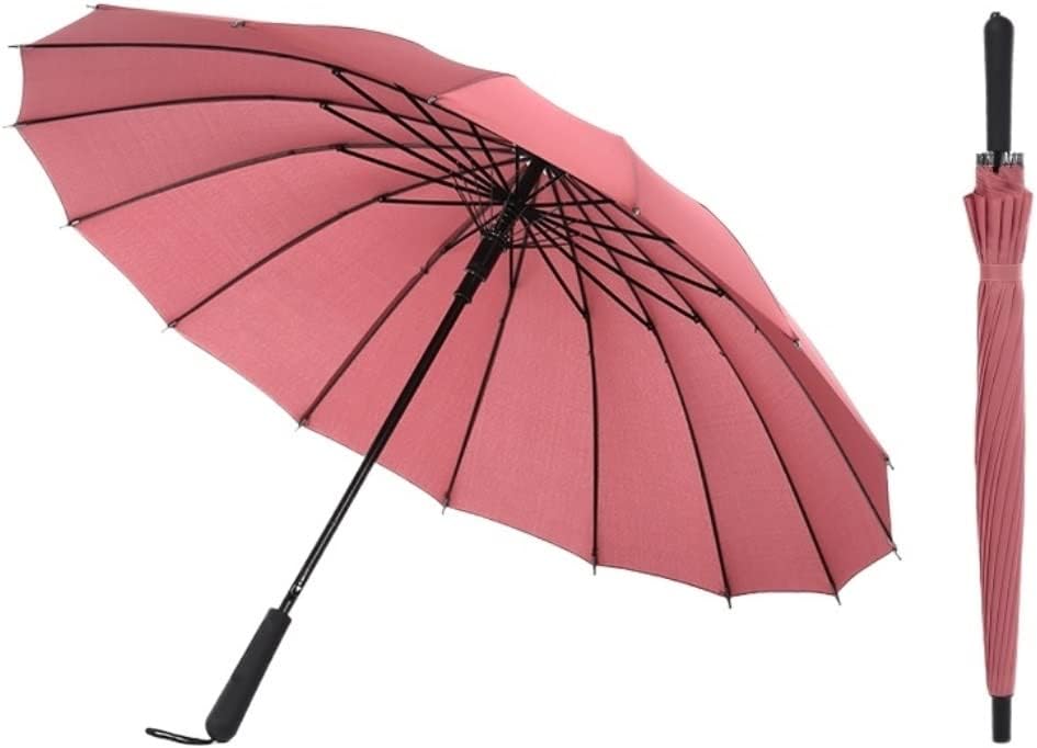 Umbrella Portable Stick Umbrella for Men Double Travel Umbrella and Women for Outdoor Windproof Umbrellas Reinforcement Umbrellas for Rain Windproof (Color : H)