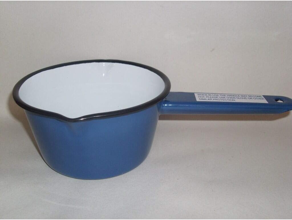 Falcon FLACON White Enamel Milk PAN 14CM, 1-Pack