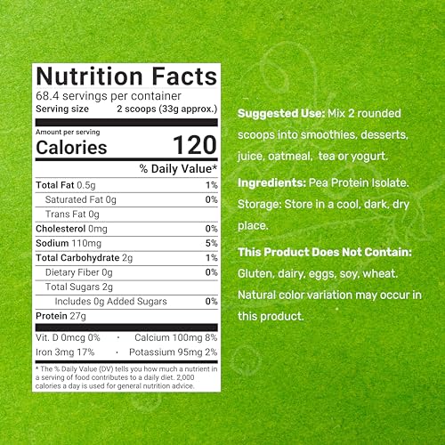 Deal Supplement Unflavored Pea Protein Powder thumb #1