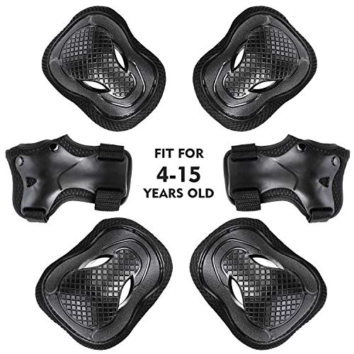 image for ValueTalks Protective Gear Sets for Youth/Kids Adjustable Safety Knee 
