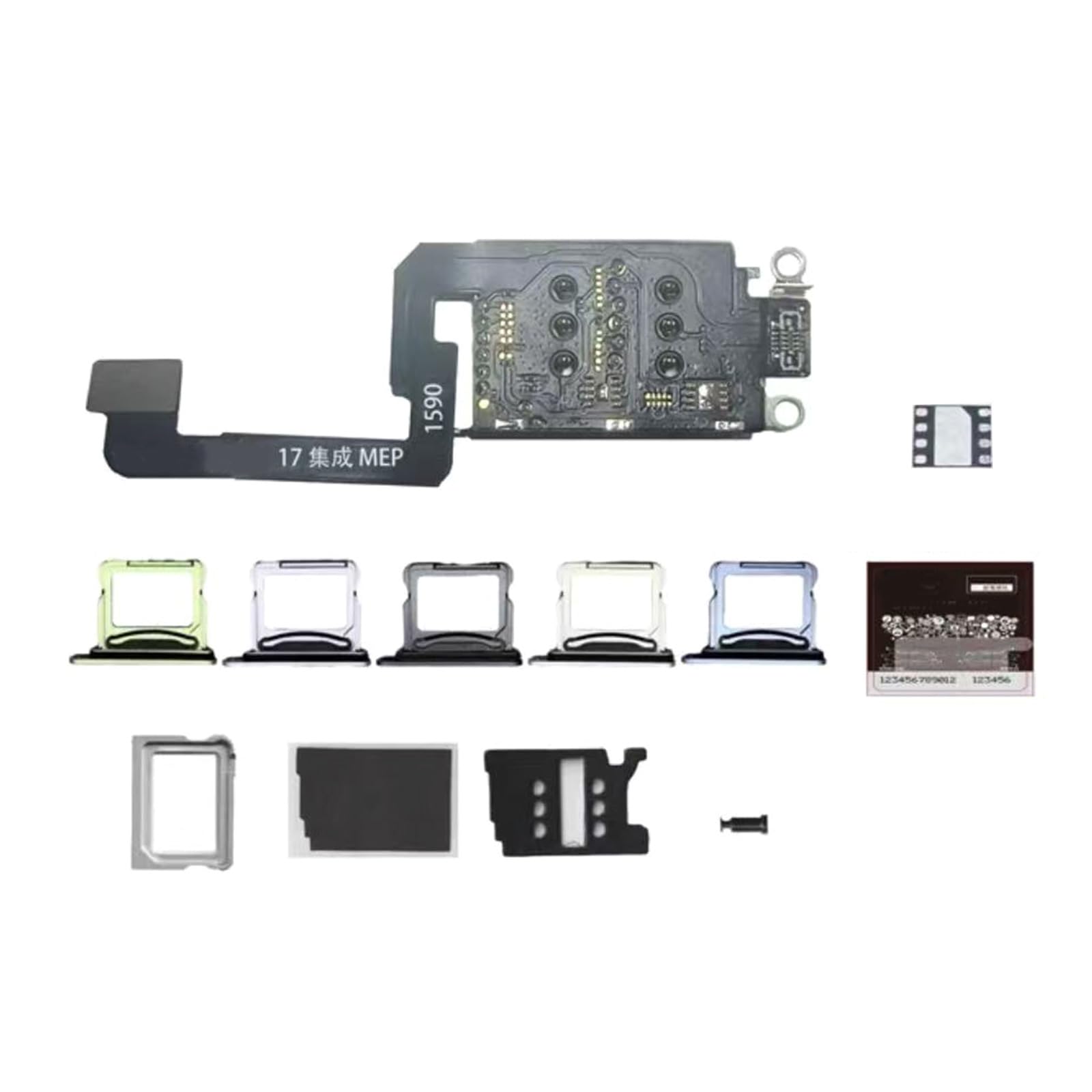 Zbiianxer A Dvanced Esim To Double Card Conversion Set For Modern Smartphones Mep Integration Solution Snow Ic Phone Repair