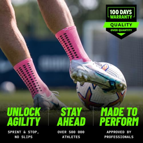 Image of Lux Dual Grip Soccer Socks for Men & Women - DualGrip Engineered for Performance & Comfort - Anti-Slip Grip Socks for Soccer