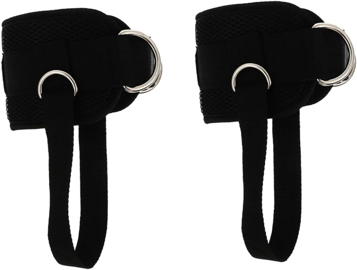 Mikinona 1Pair Ankle Strap for Cable Machines Durable Sticky Strap for Leg Exercises for Men and Women Versatile Wrapped Ankle Band for Gym Workouts and Home Fitness