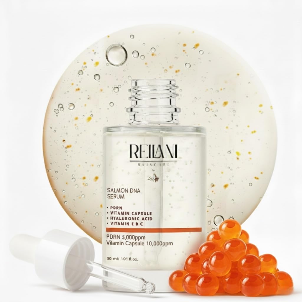 PDRN Salmon DNA Serum – Anti-Aging Face Serum with Hyaluronic Acid, Tripeptide & Vitamins (10,000ppm) – Hydrating Facial Serum for Blemishes, Collagen Boost & Fine Lines – Korean Skincare – 1 Fl Oz