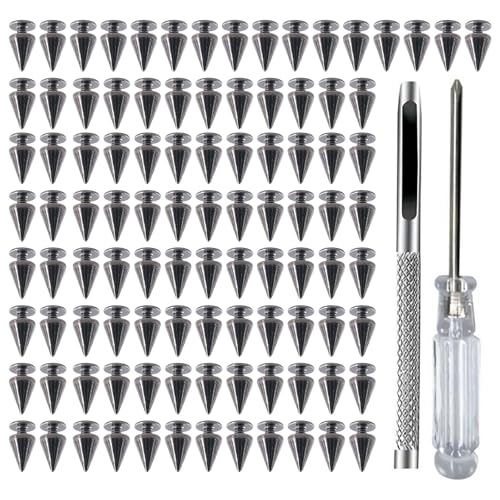 UncleS 100 PC Niveles de cono de Screwback de moda para