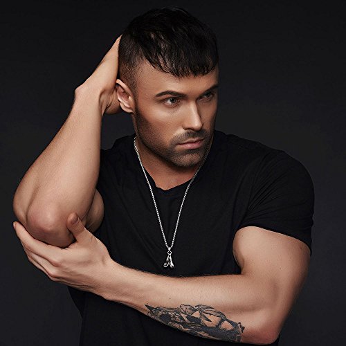 U7 Collana Uomo Ciondolo Guanti da Boxe, Argento